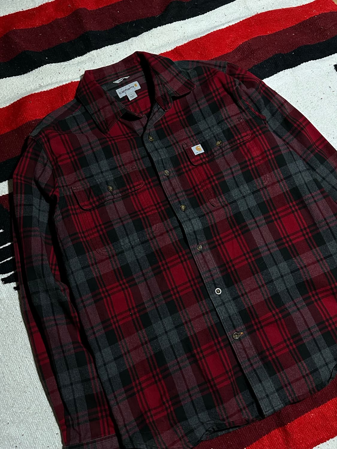 [칼하트] •Loose Fit Flannel Shirt 상품이미지2