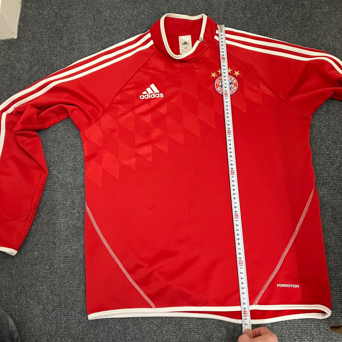 N3 아디다스 바이에르뮌헨 반집업 롱슬리브 맨투맨 상품이미지6