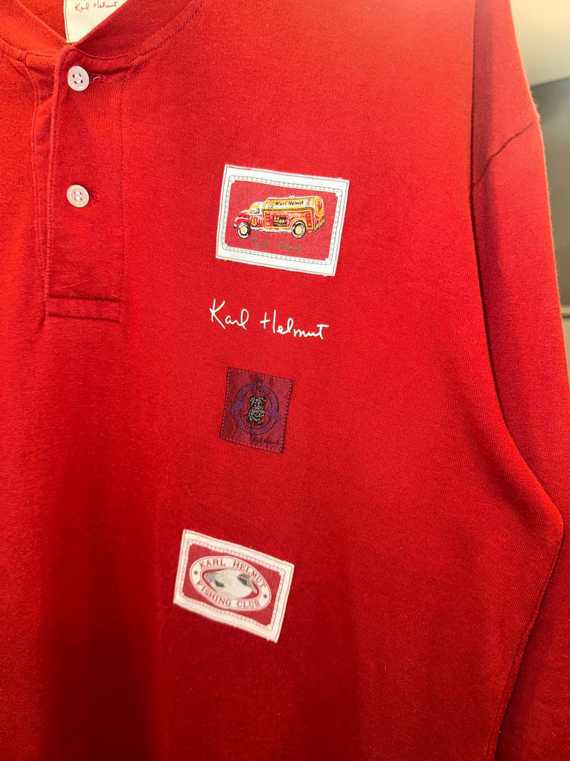 Karl Helmut signature patch logo sleeve 상품이미지6