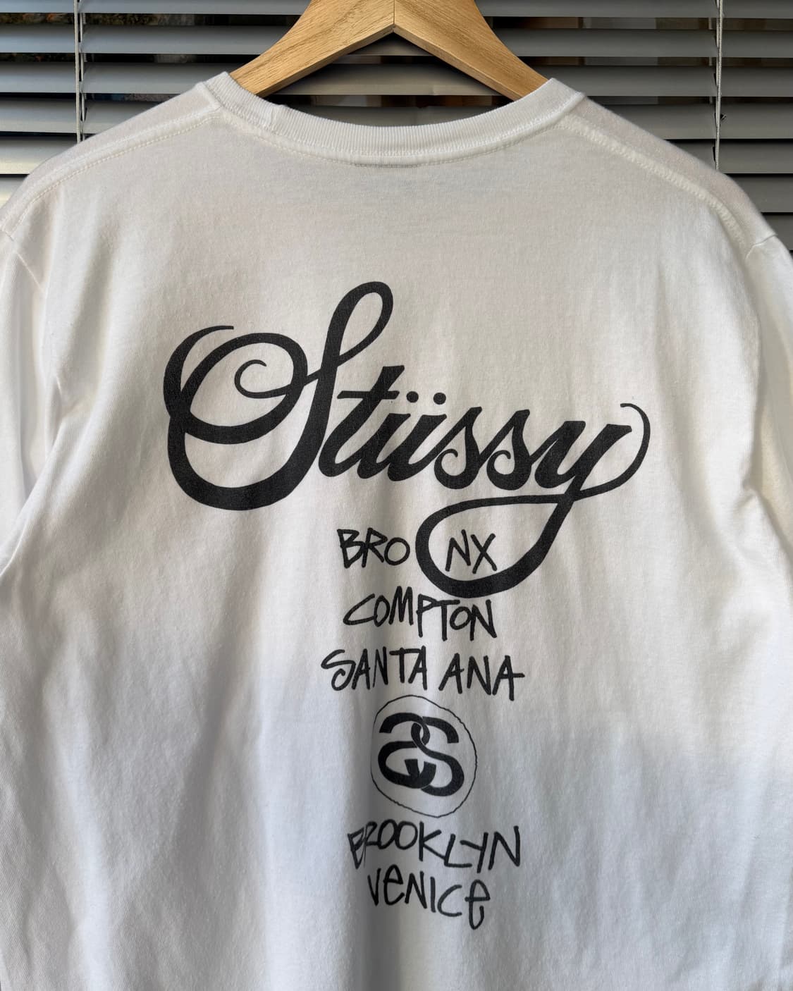 Stussy World Tour White Short Sleeve 상품이미지5