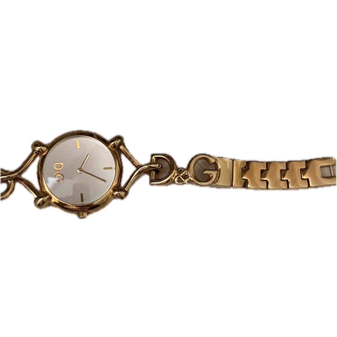 【희귀매물】돌체앤가바나 D&G 금장 시계 팔찌 상품이미지3