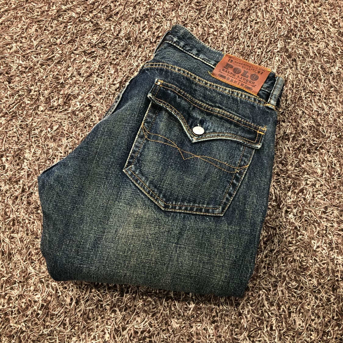 폴로 랄프로렌 워싱 데님 팬츠 상품이미지1