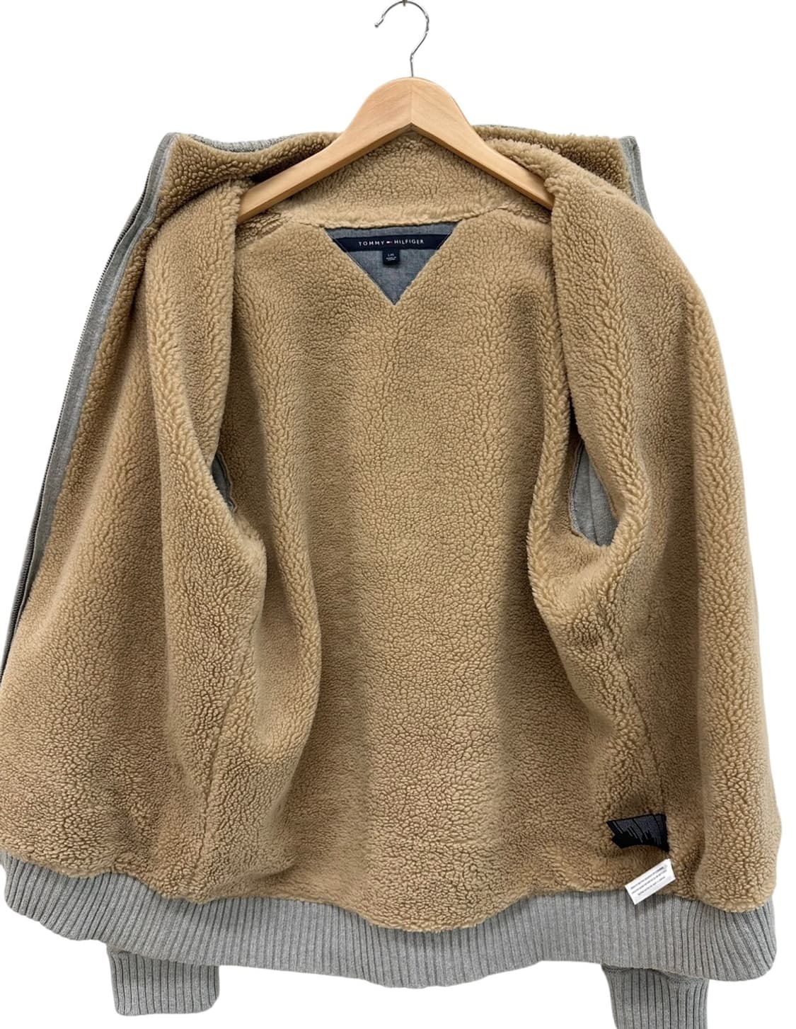 타미힐피거 기모 니트집업 그레이 (L) 상품이미지8
