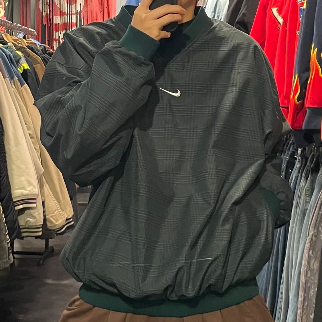 [IM] Nike 나이키 딥그린 체크 웜업 상품이미지3