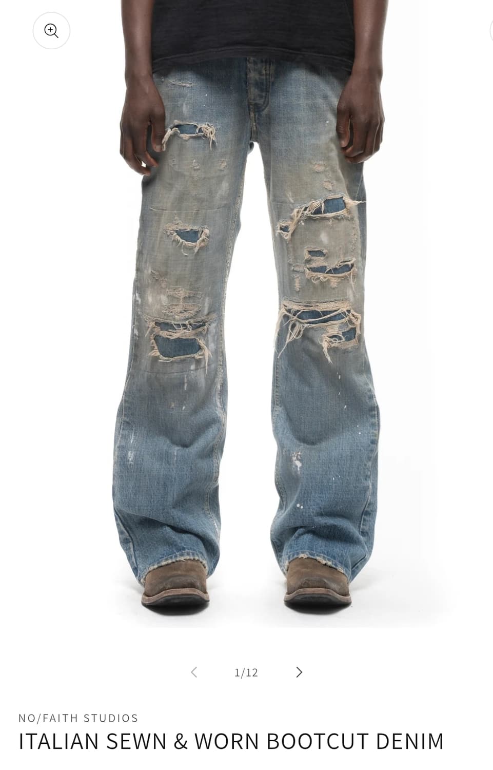 노페이스스튜디오 이탈리아 부츠컷 s 삽니다 상품이미지1