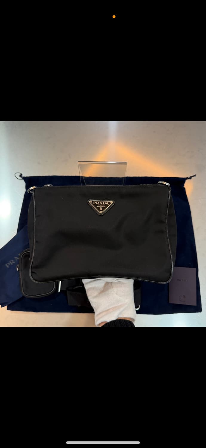 [리오브전포점] 프라다 리나일론 사피아노 레더 크로스 숄더백  상품이미지2