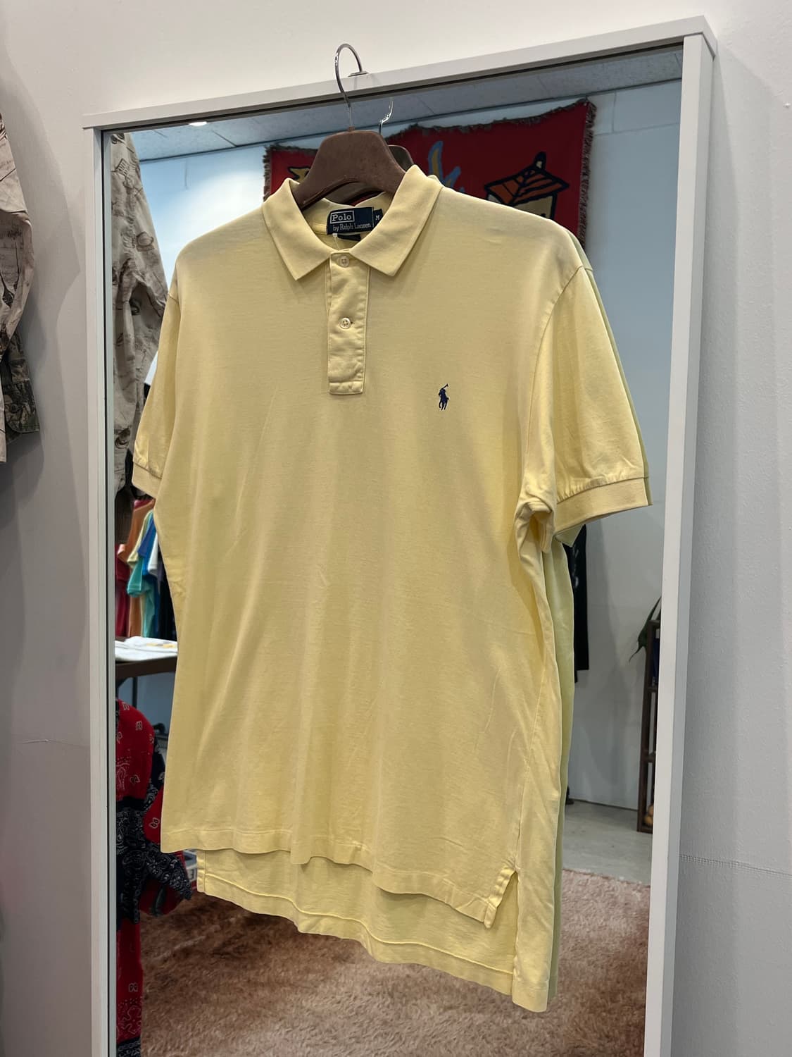 Polo RL 폴로 랄프로렌 카라티 pk 반팔 티셔츠 (yellow) 상품이미지1