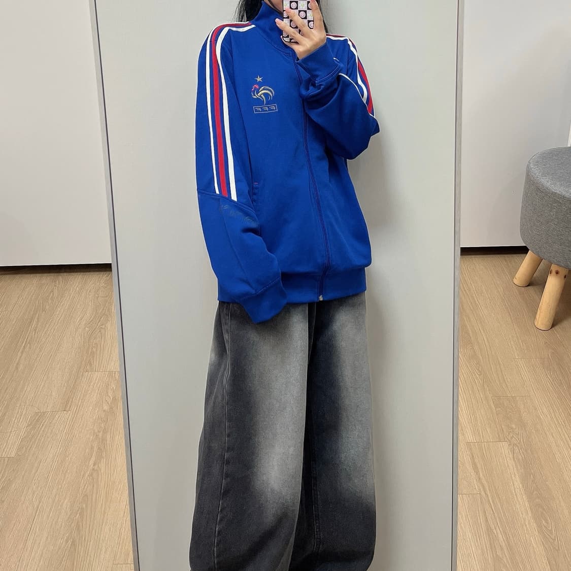 아디다스 00s 프랑스 국대 트랙탑 져지 상품이미지1