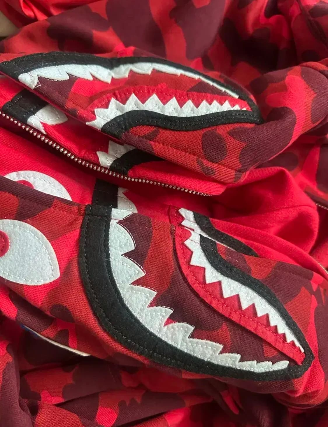 베이프 적계 더블 카모 후드집업 상품이미지1