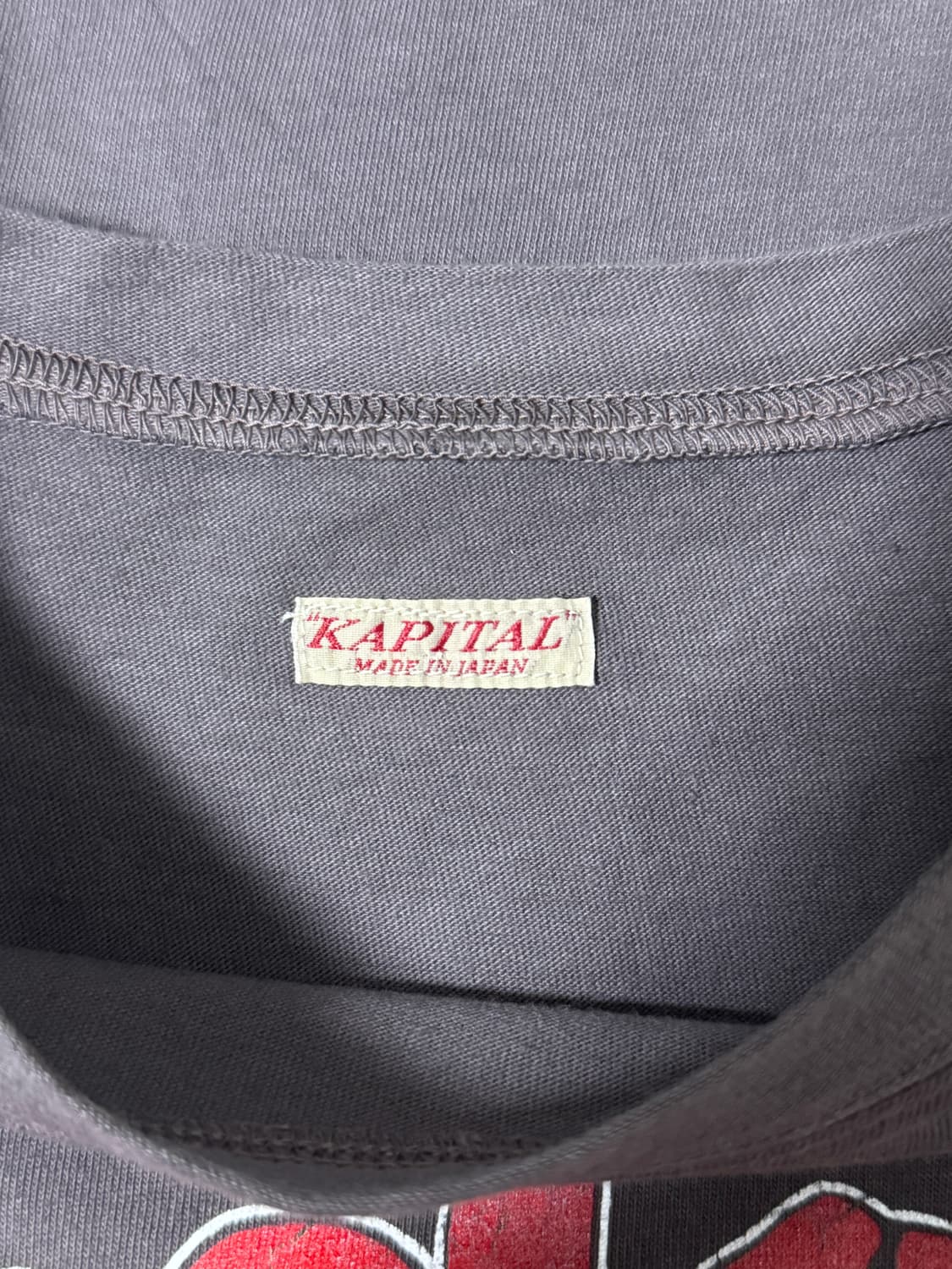 캐피탈 버스터 페키시 보위 프린트 티셔츠 상품이미지4