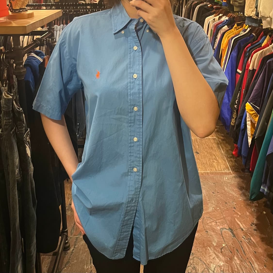 [HI] 폴로 반팔셔츠 블루 상품이미지1