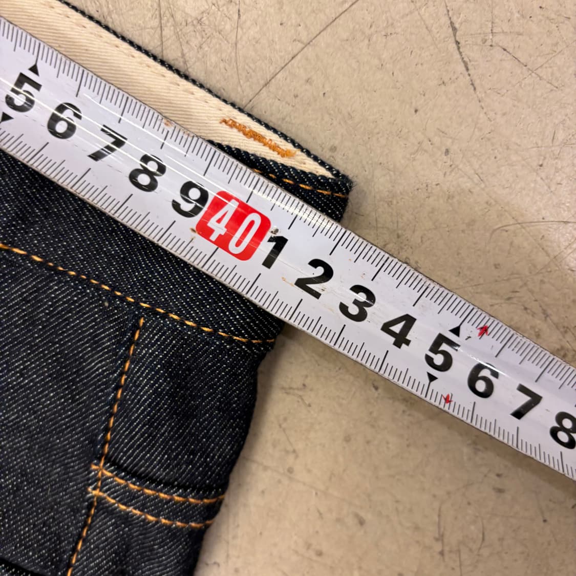 플랙 생지 데님 팬츠 상품이미지6