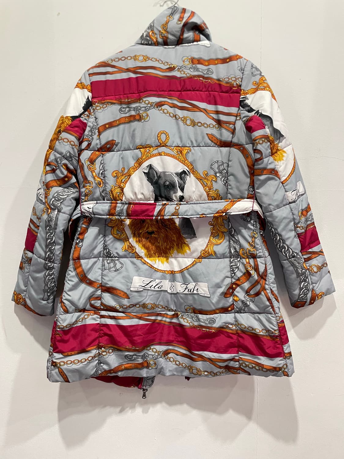 러브 모스키노 여성 패턴 패딩 40 정품 상품이미지2