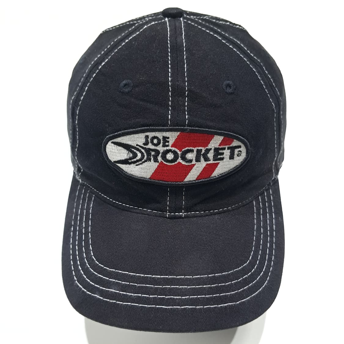 조로켓 레이싱 자수 화이트 스티치 블랙 볼캡 P2068 상품이미지3