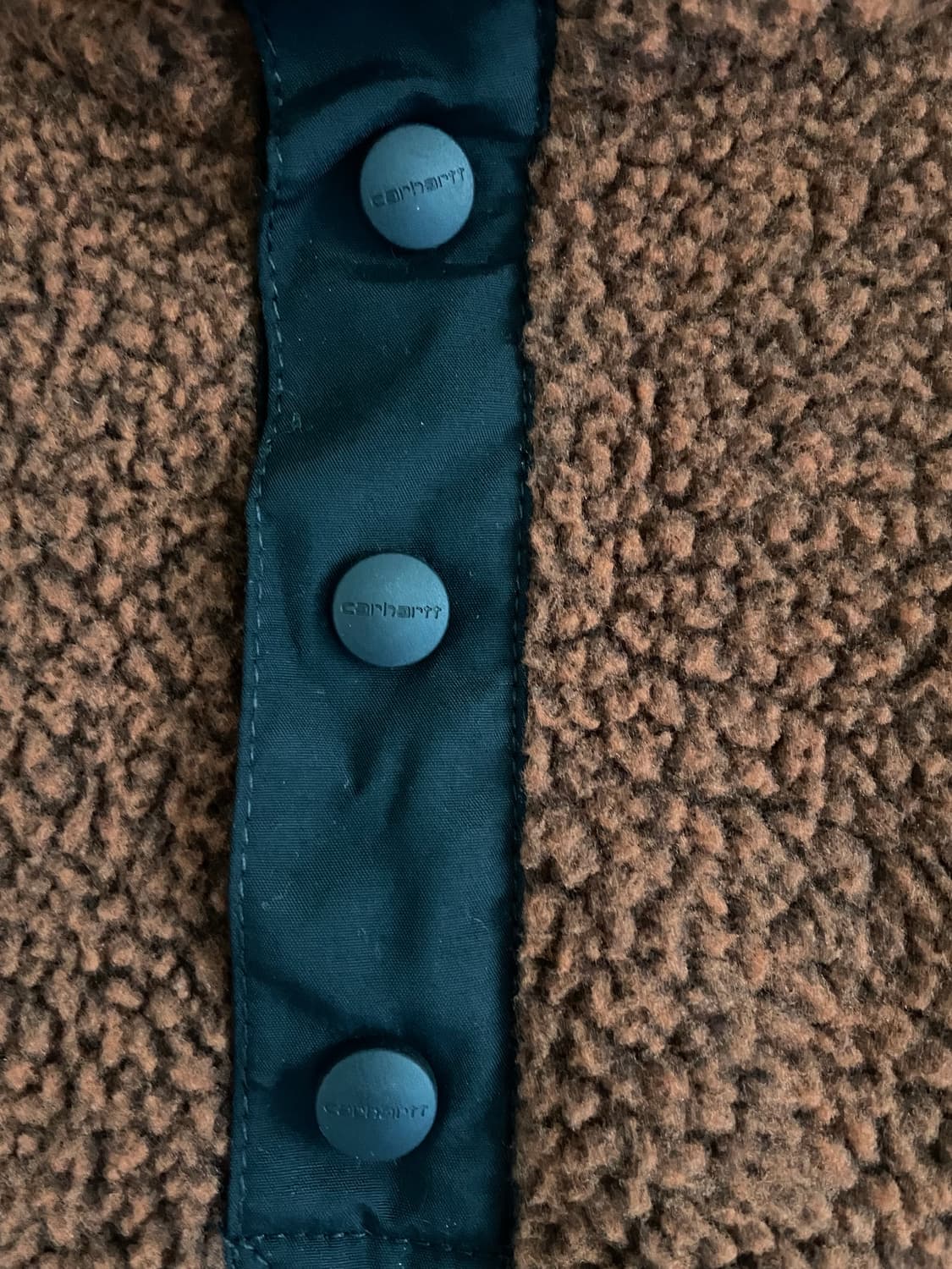 칼하트 플리스 브라운 풀오버 상품이미지3