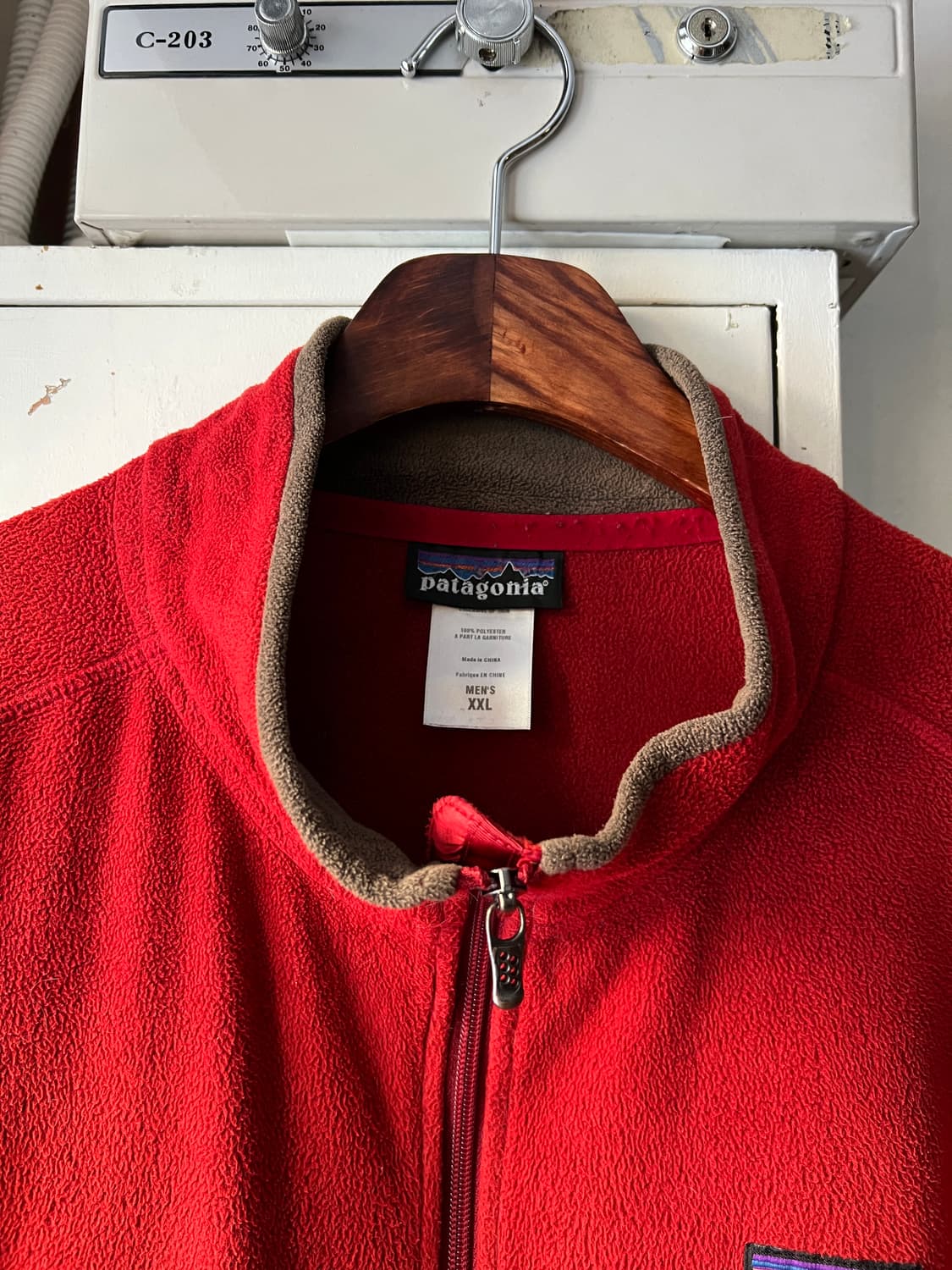 [2XL]파타고니아 레드 집업 플리스 자켓 상품이미지2