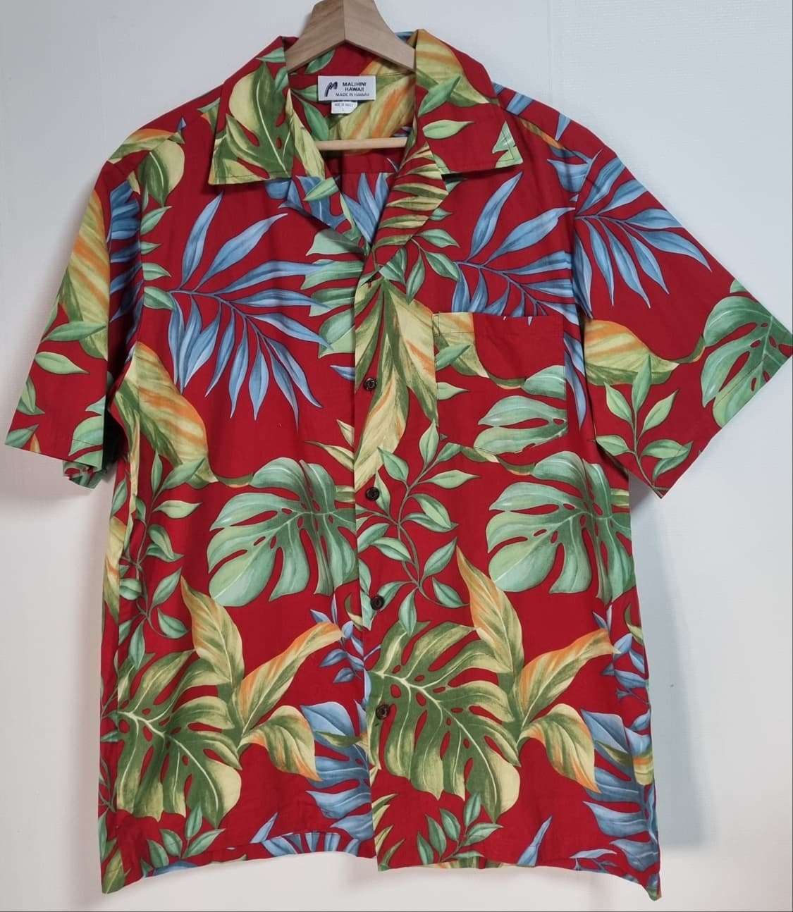 L ) 메이드인 하와이 하와이안 반팔 셔츠 상품이미지1