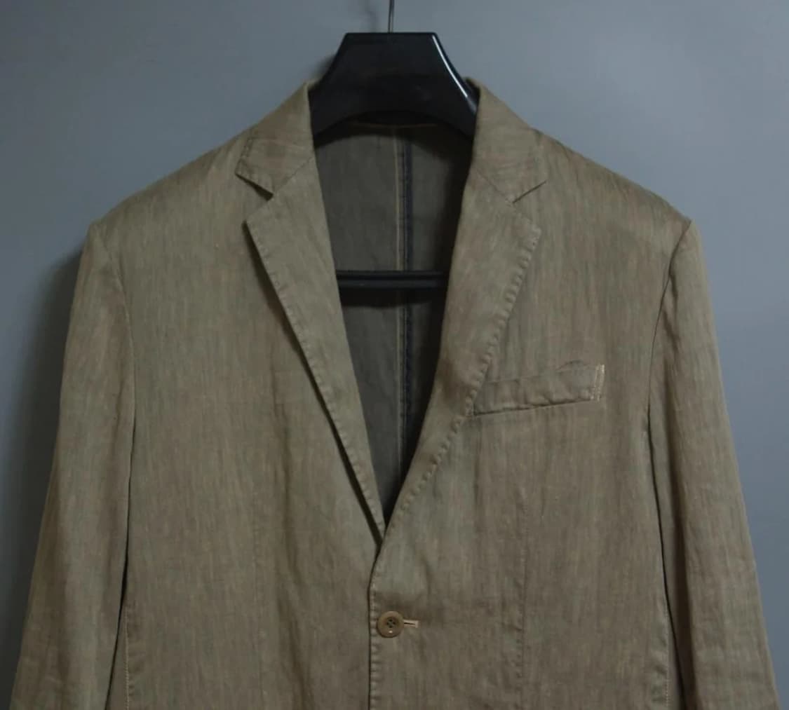 시피컴퍼니 빈티지 린넨 블레이져 100 상품이미지1