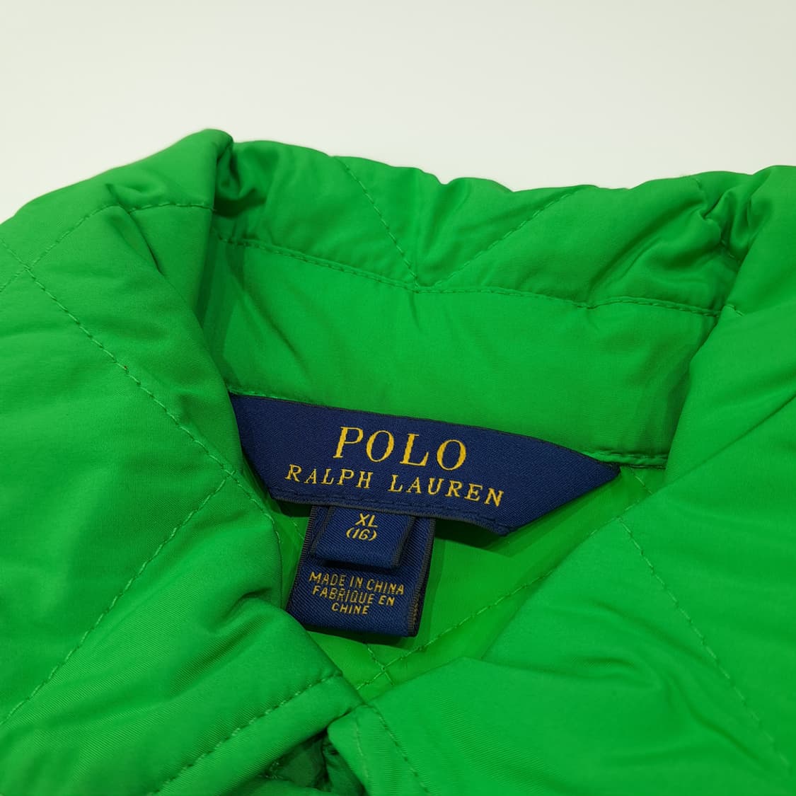 CL100 XL 폴로 다이아몬드 퀄팅 엘보우 패치 자켓 상품이미지3