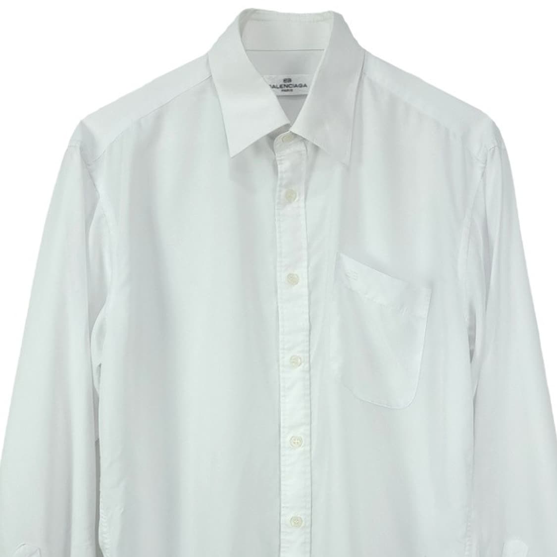 [발렌시아가] 화이트 드레스 셔츠 P01599 상품이미지4