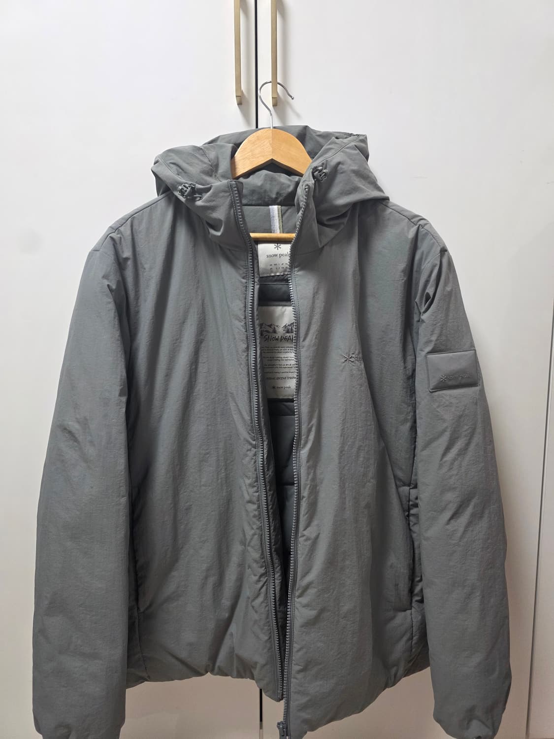 스노우피크 랜드 후드 다운 자켓 다크그레이 [XL] 상품이미지1