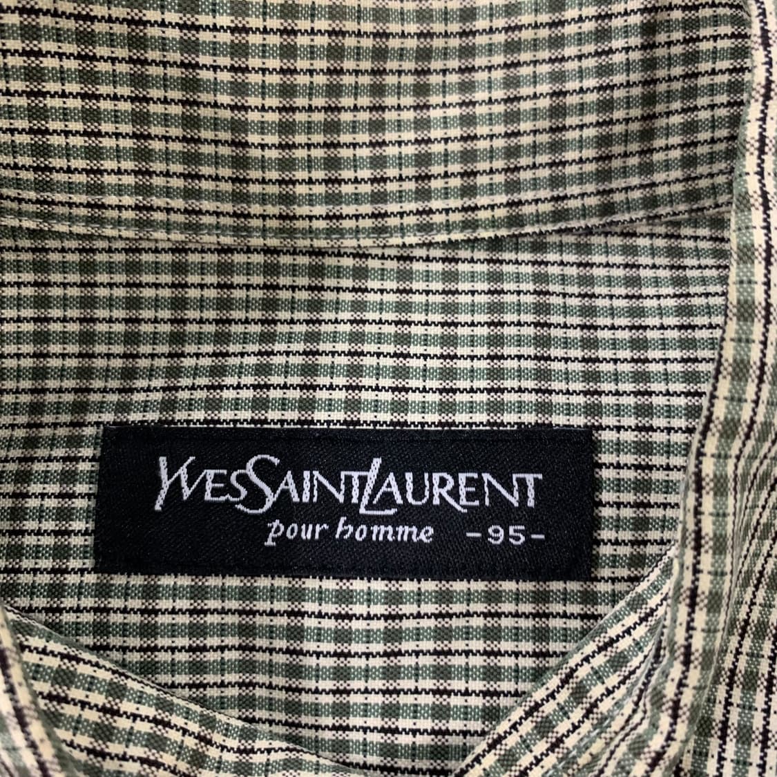 입생로랑 체크 셔츠 상품이미지6