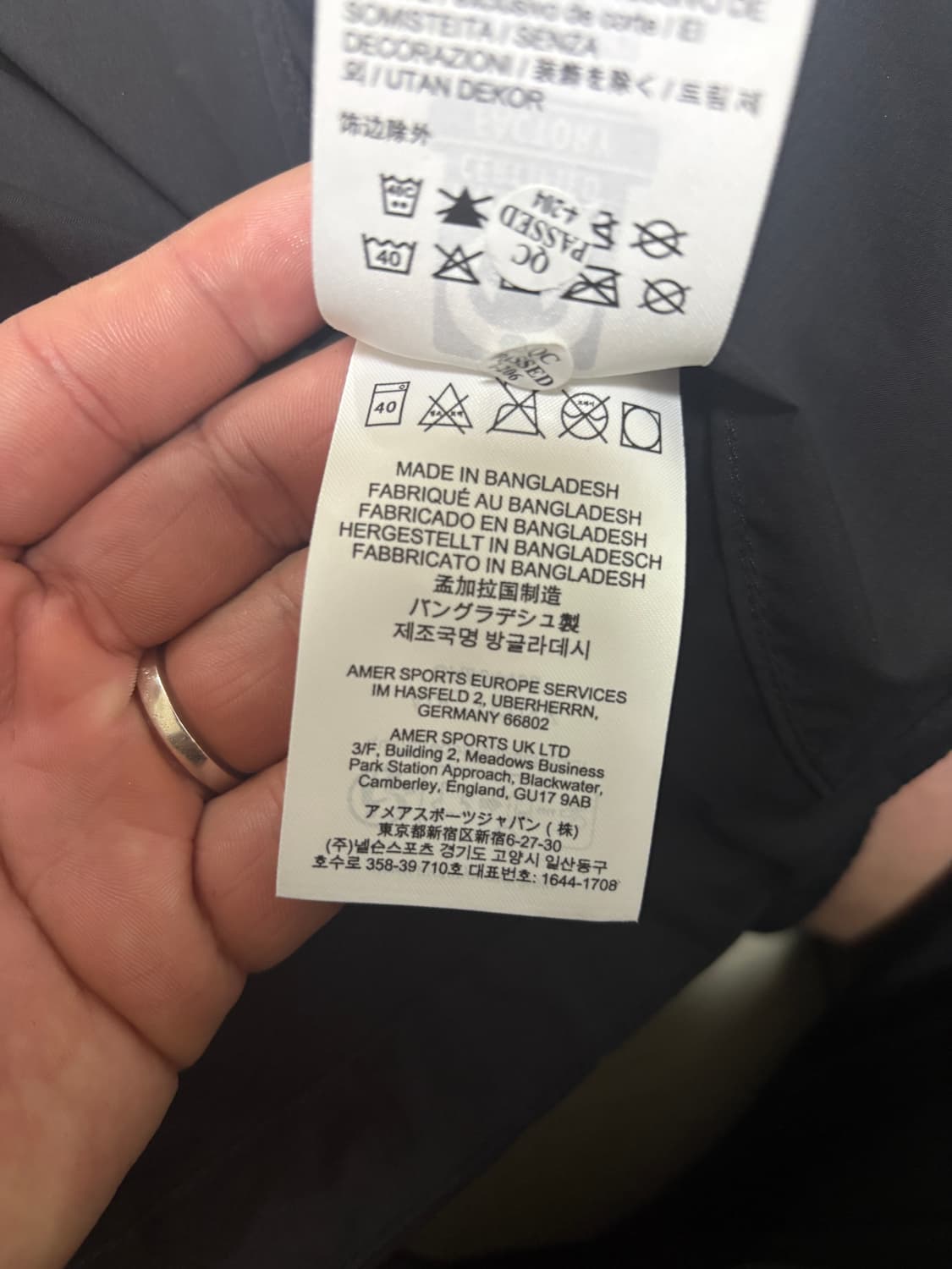 아크테릭스 스쿼트미시 후디블랙xl 새상품 상품이미지8