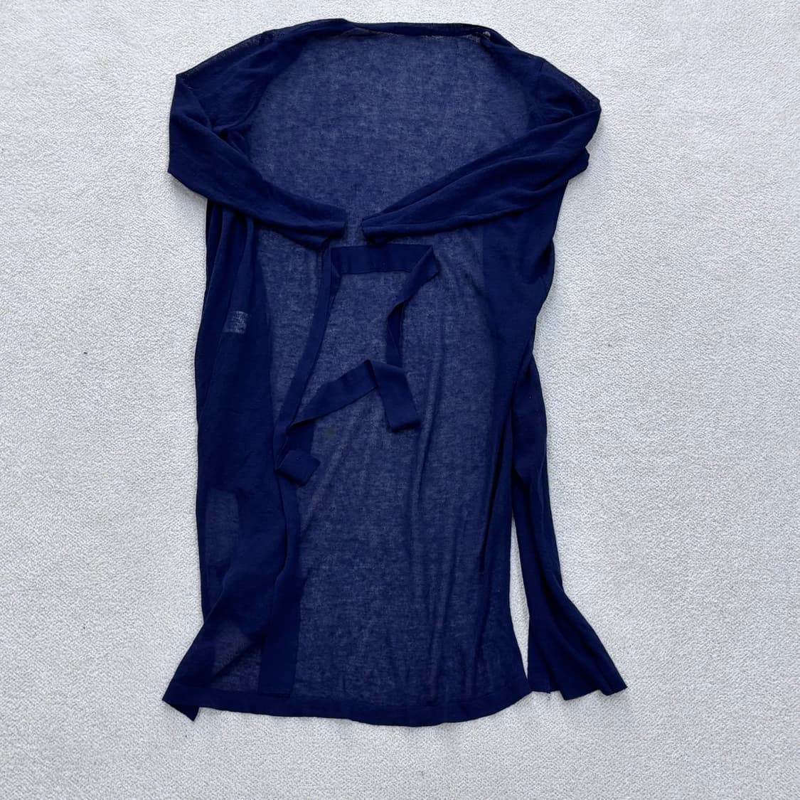 F 티렌 여성 네이비 롱 가디건 0415E 상품이미지2