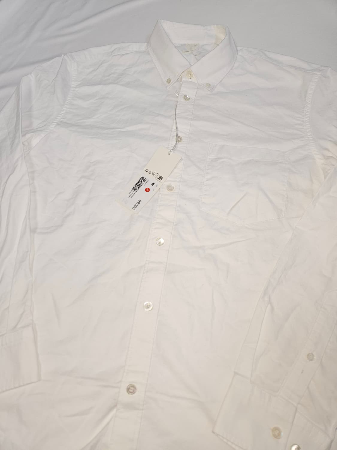 아르켓 ARKET 옥스포트 셔츠 화이트 레귤러핏 50 (새상품) 상품이미지2