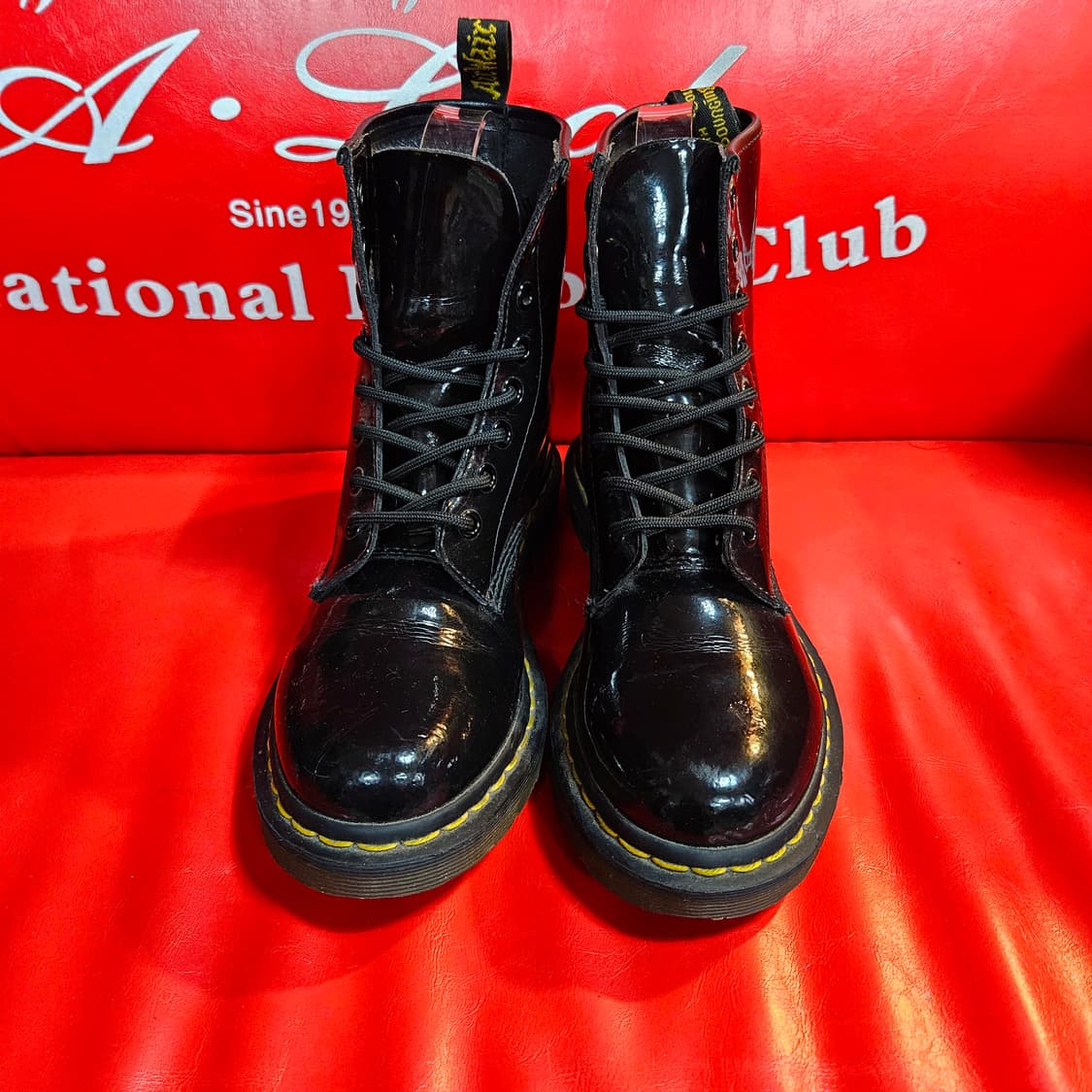 닥터마틴(Dr.Martens) 1460w 8홀 유광 부츠 38size 상품이미지4