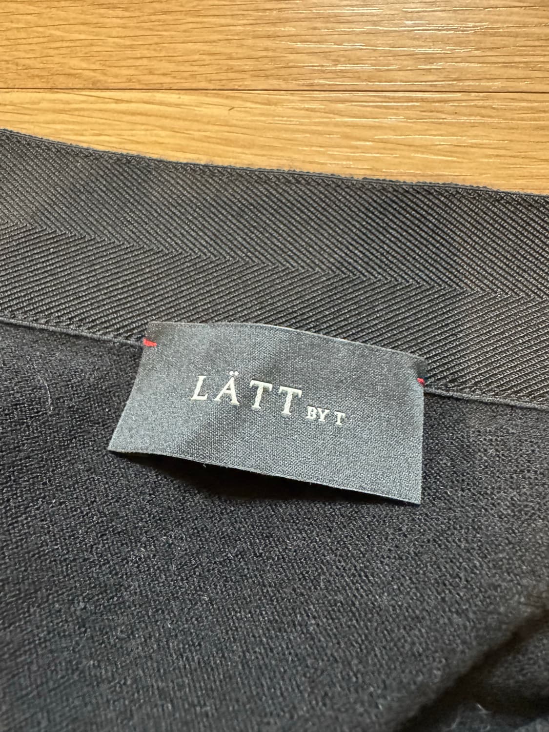 Latt by t 래트바이티 레이어드울 랩 스커트 상품이미지2
