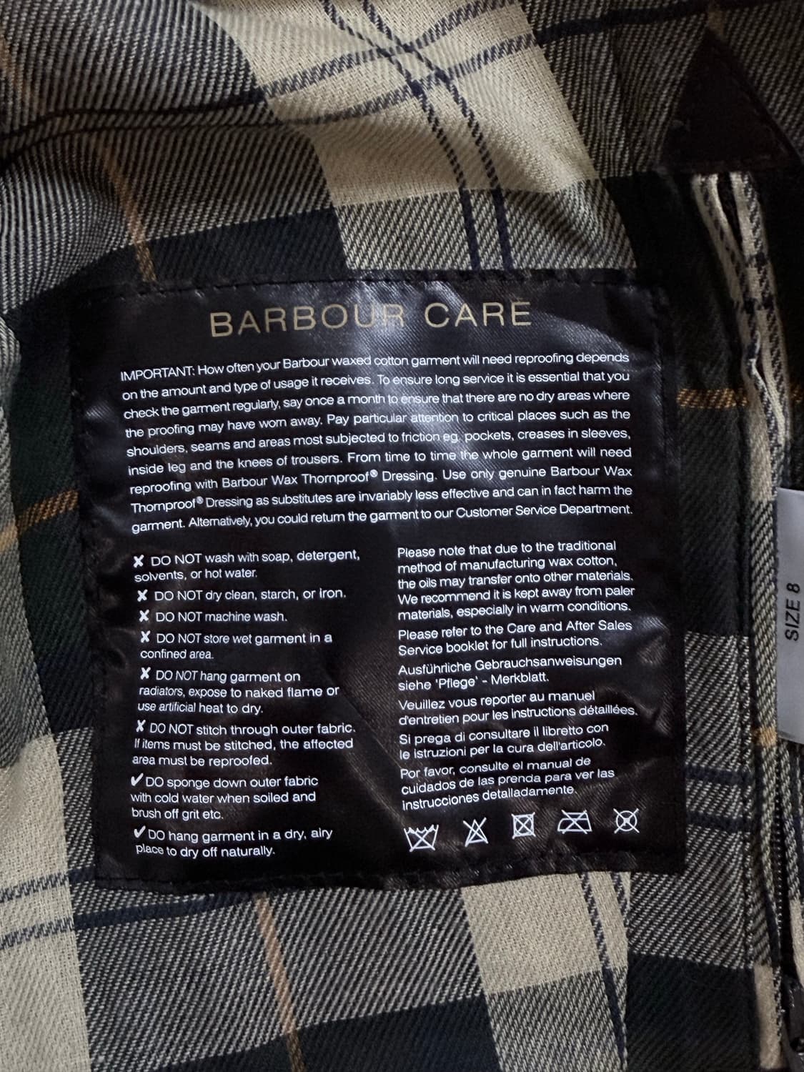 바버 비드넬 44-55사이즈 세이지그린 상품이미지6