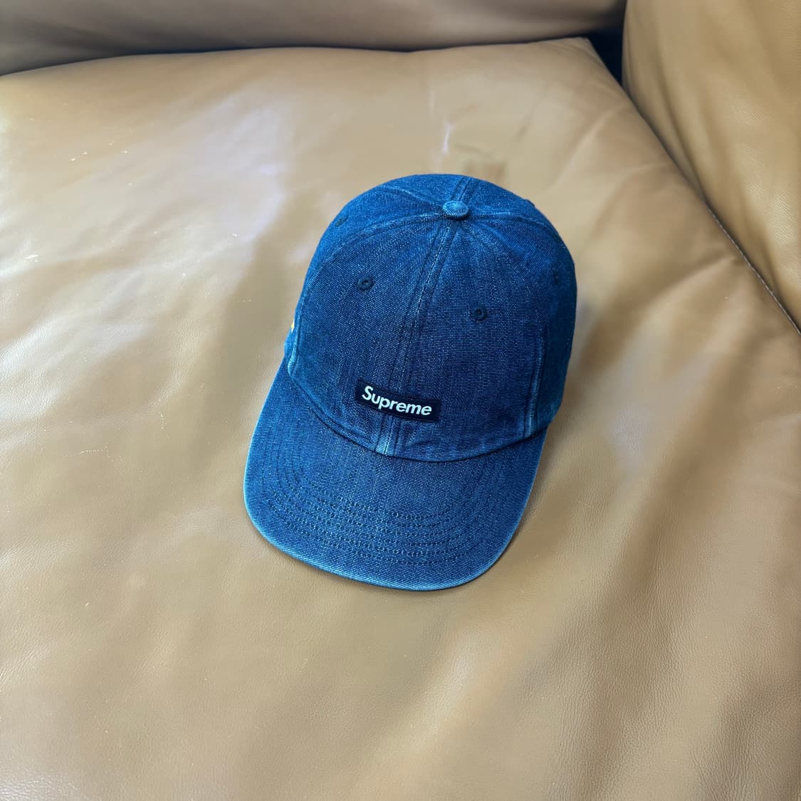 슈프림 6패널 볼캡 모자 워시드 데님 상품이미지1