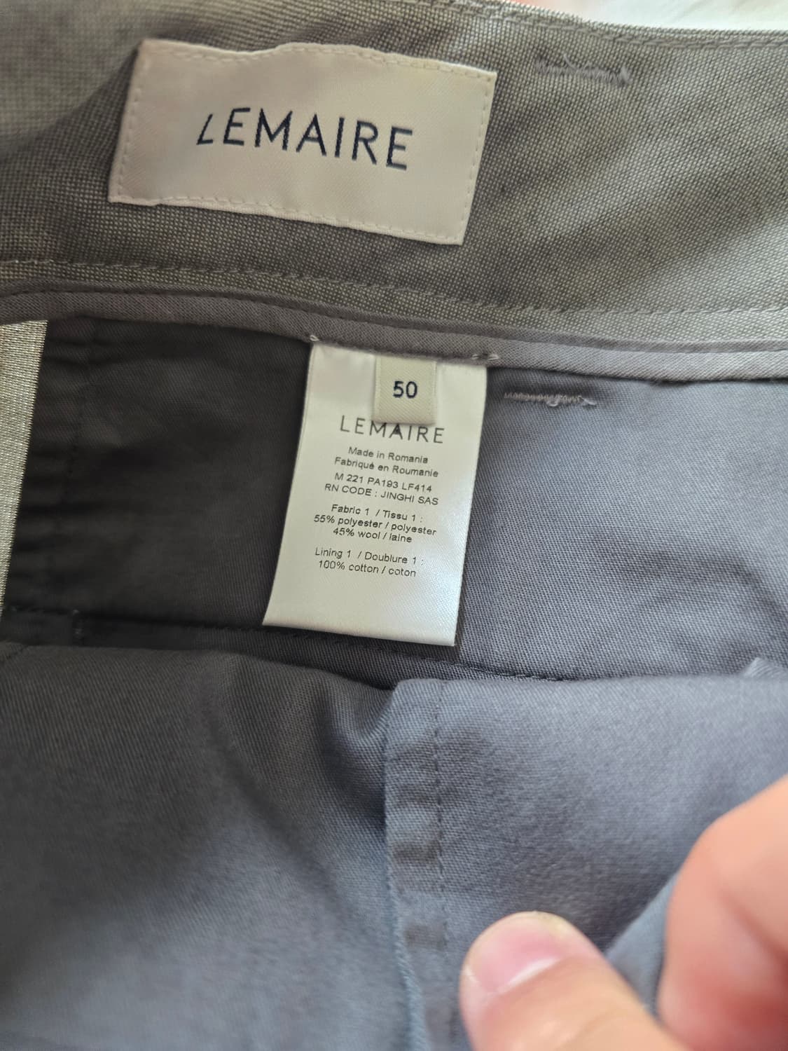 르메르 22ss 그레이 셋업 상품이미지10