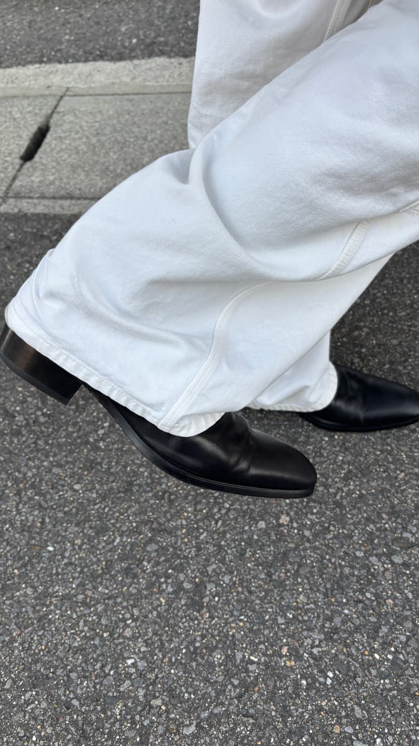 whoop de doo 훕데두 주름가공 사이드집 부츠 상품이미지7