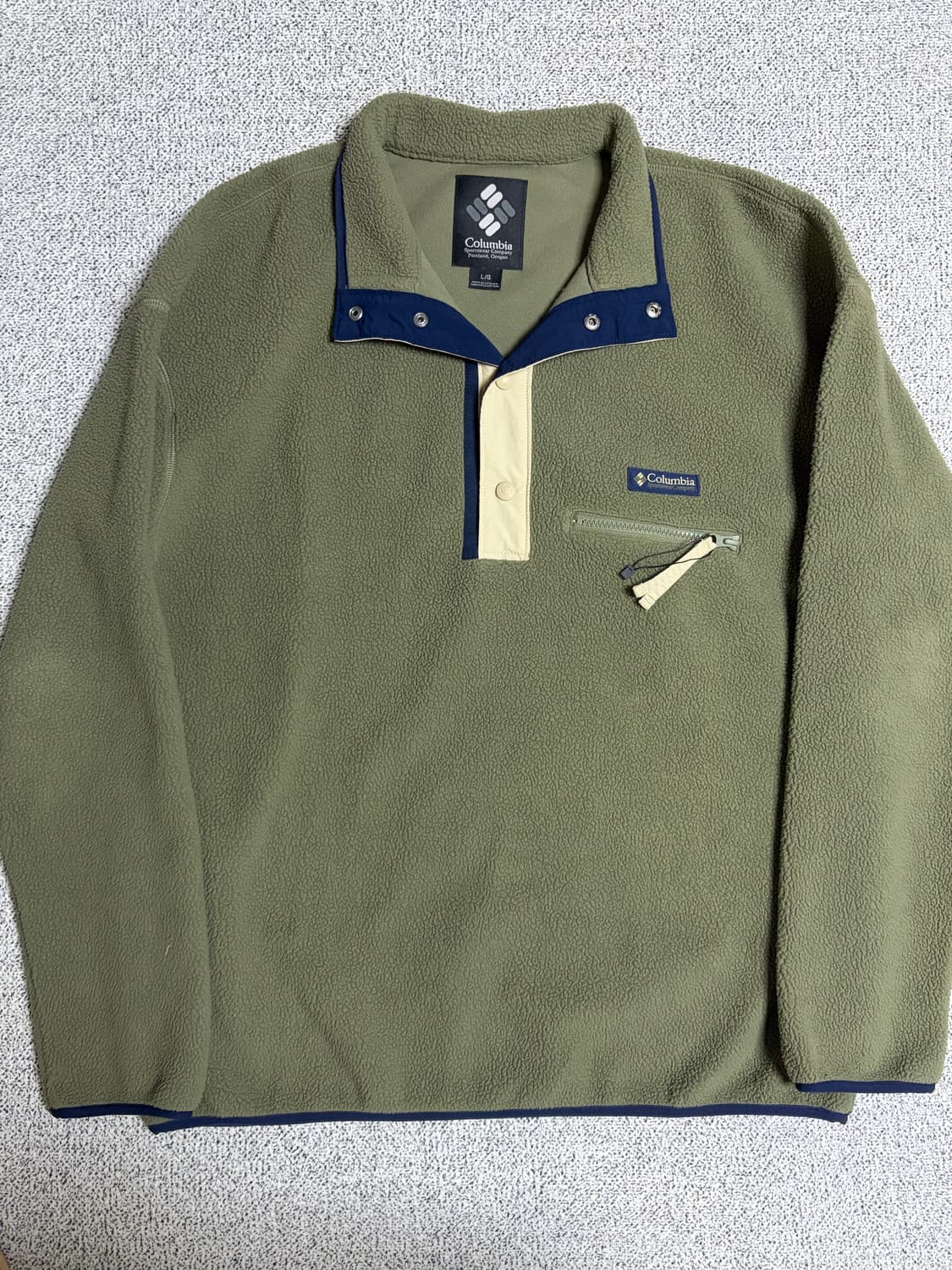 컬롬비아 반집업 후리스 상품이미지2