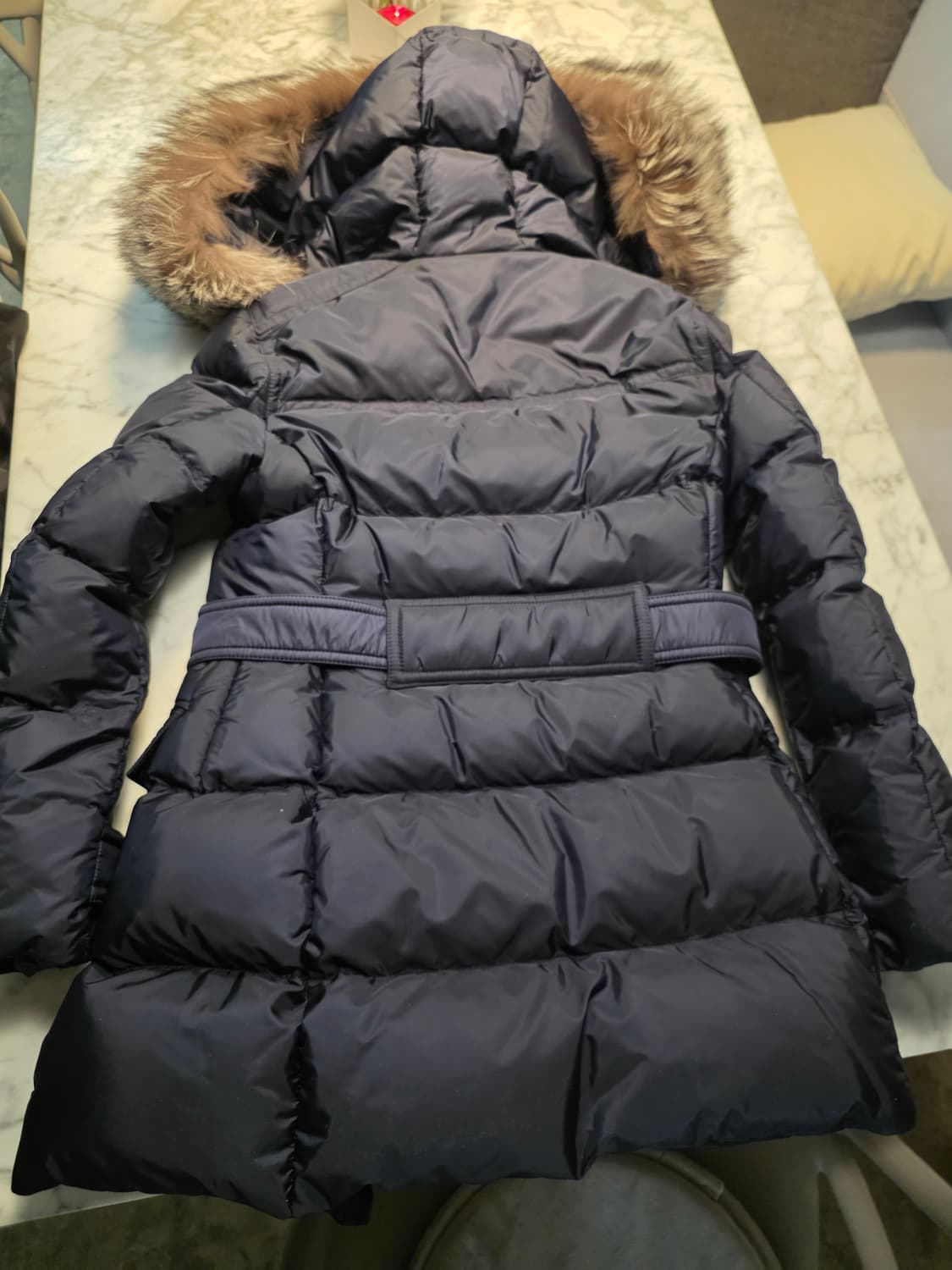 프라다 여성 패딩 38S 네이비 갤러리아 구매 정품 상품이미지6