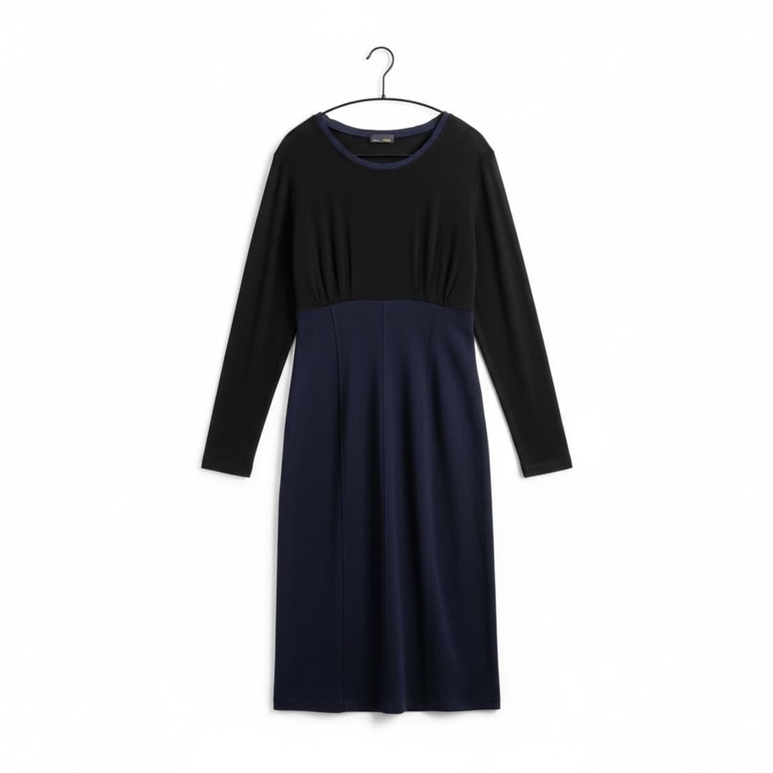 펜디 블랙/네이비 톤 배색 롱 원피스 L 상품이미지1