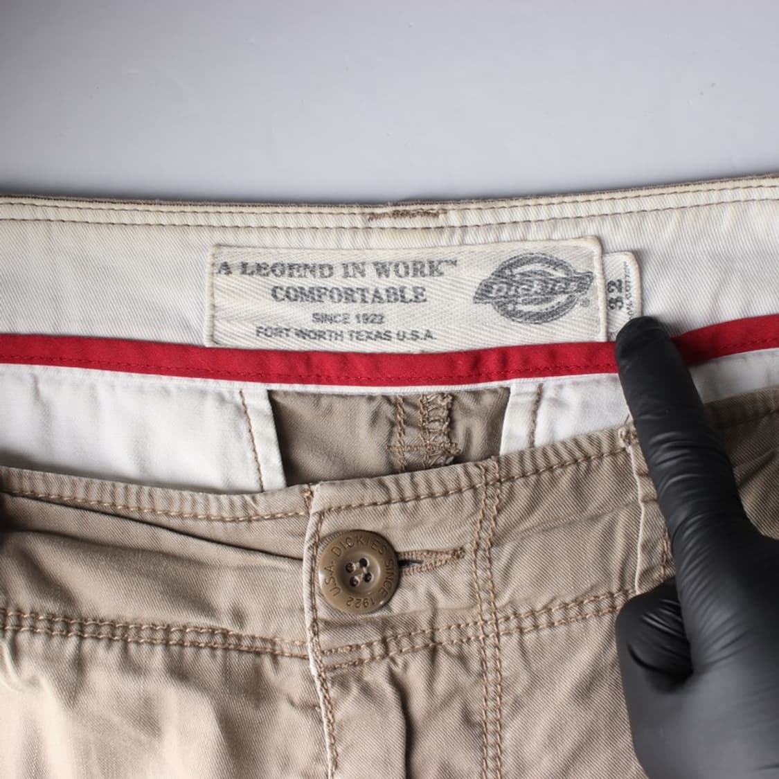 디키즈 루즈핏 워크 카고 반바지 베이지 32 상품이미지5