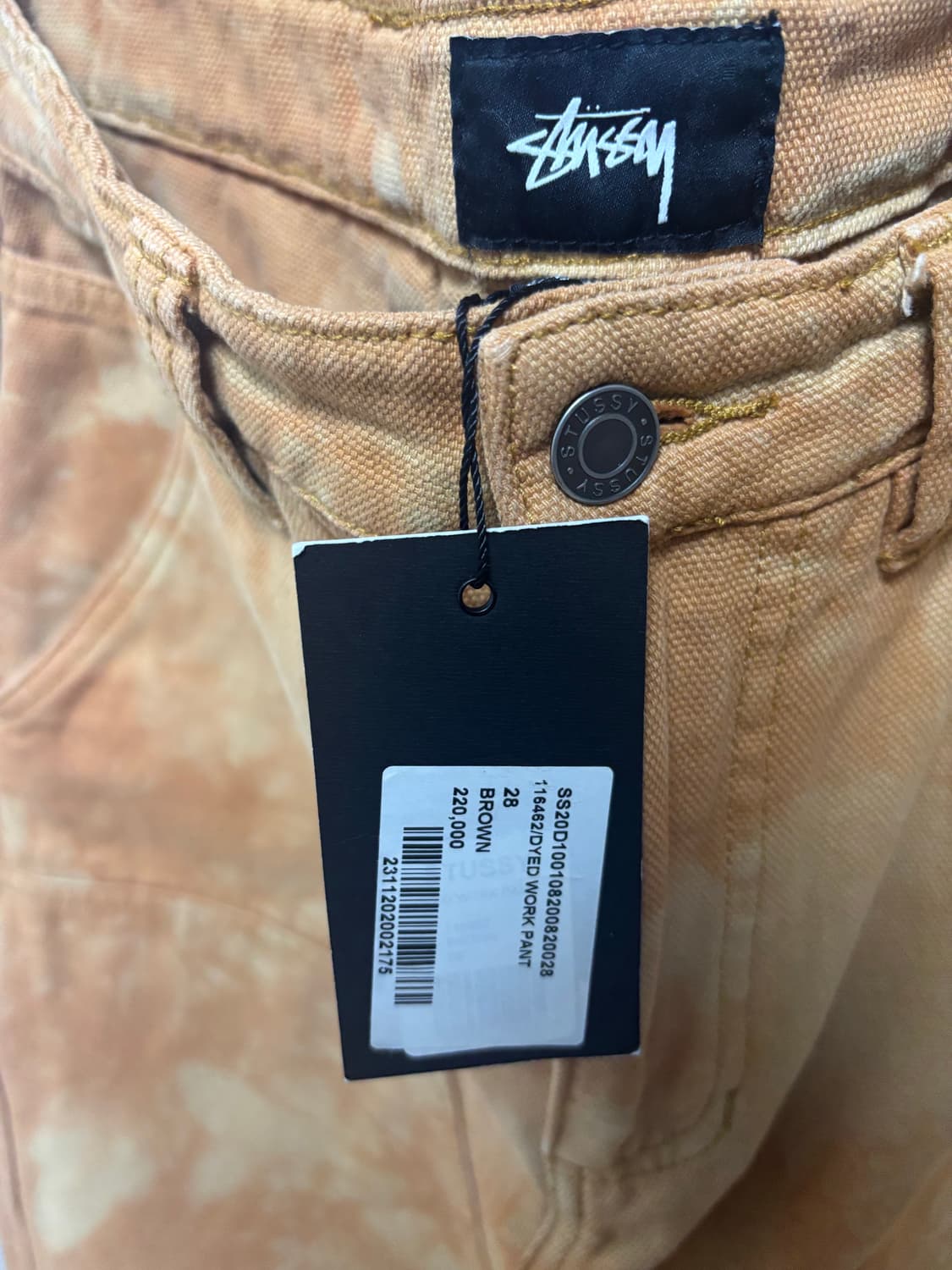 스투시 다이드 워크 팬츠 상품이미지3