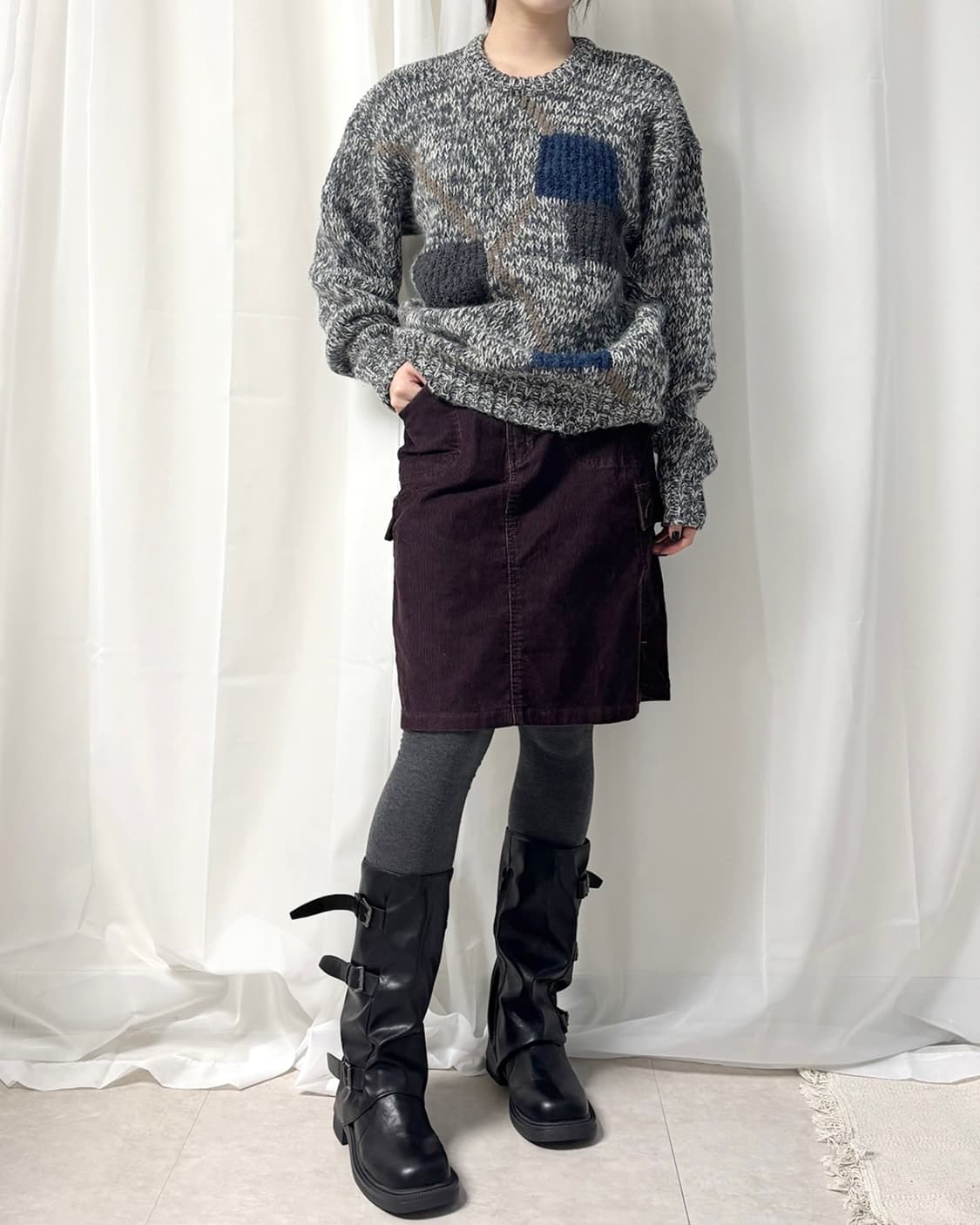 nemonemo bokashi oversized pullover 상품이미지8