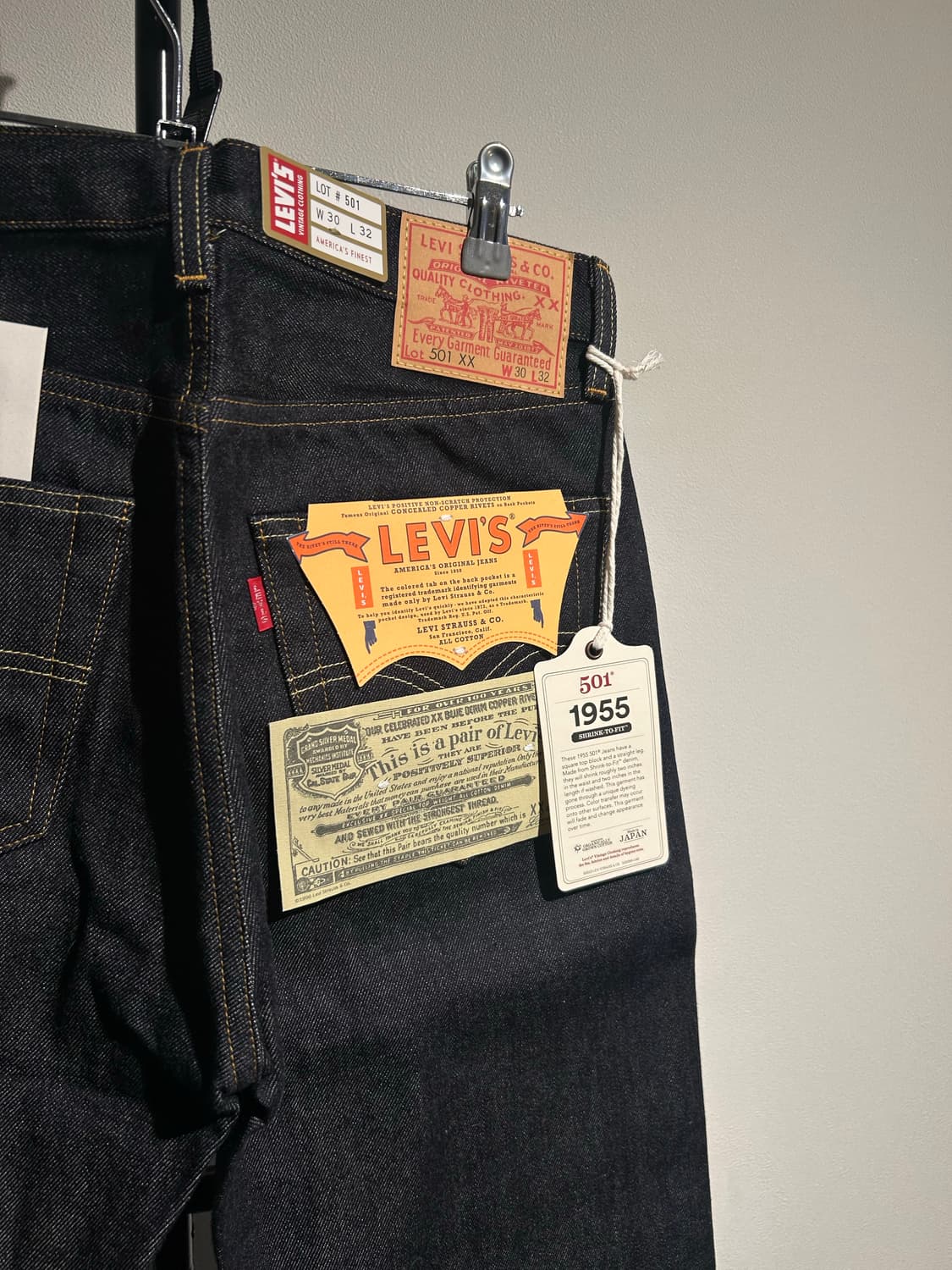 리바이스 LVC 55501 리지드 30/32 새상품 상품이미지4