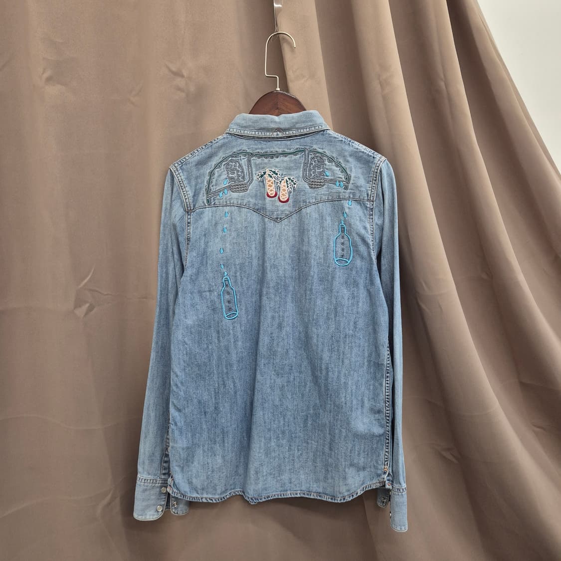 디젤 데님 웨스턴 셔츠 2XS 상품이미지4