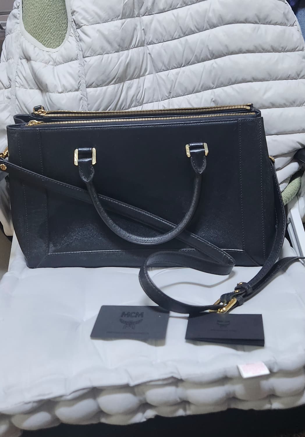 MCM 누오보 엘 L사이즈 블랙 상품이미지2