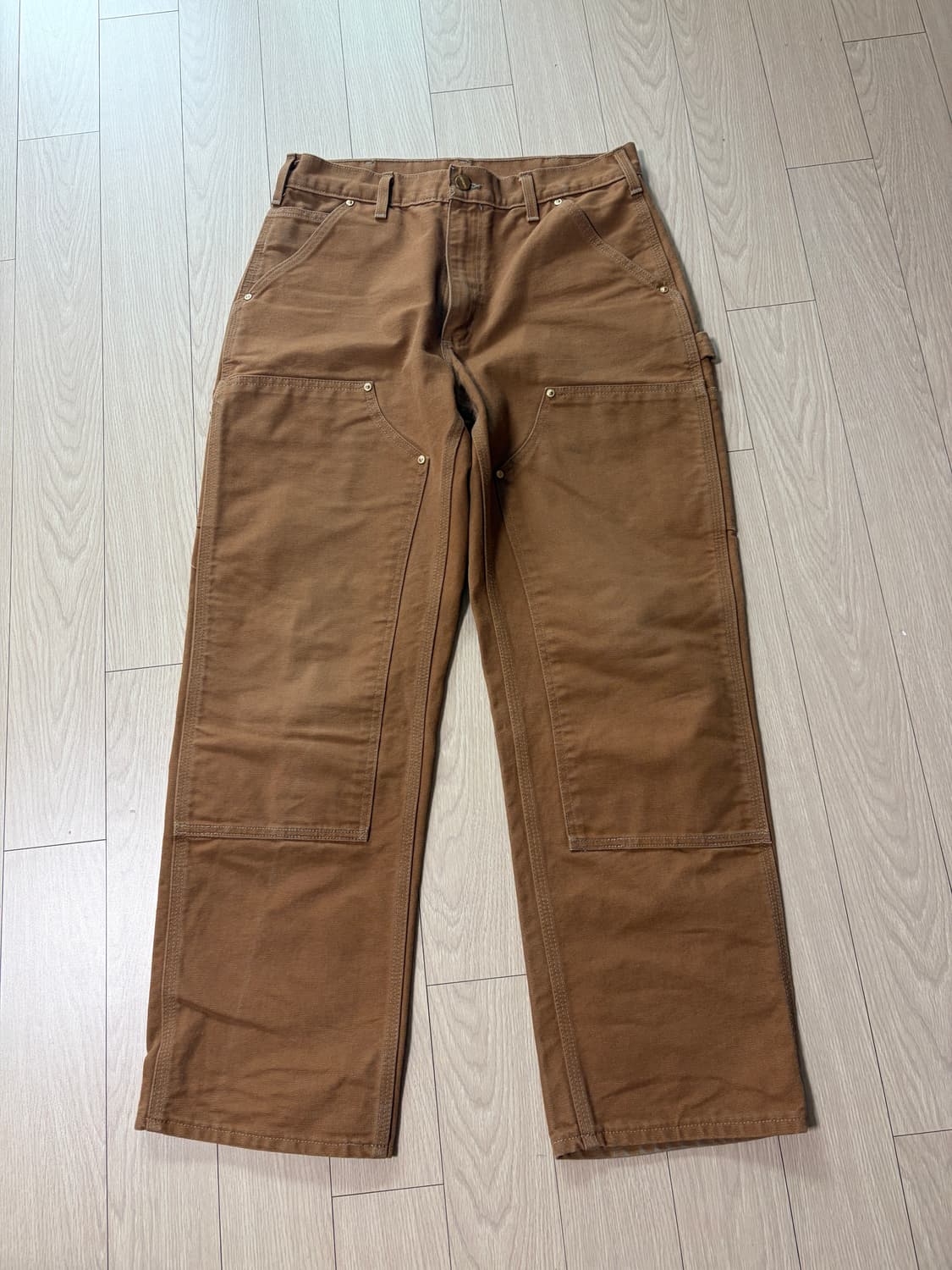 빈티지 90s 칼하트 더블니 32/30 브라운  상품이미지1