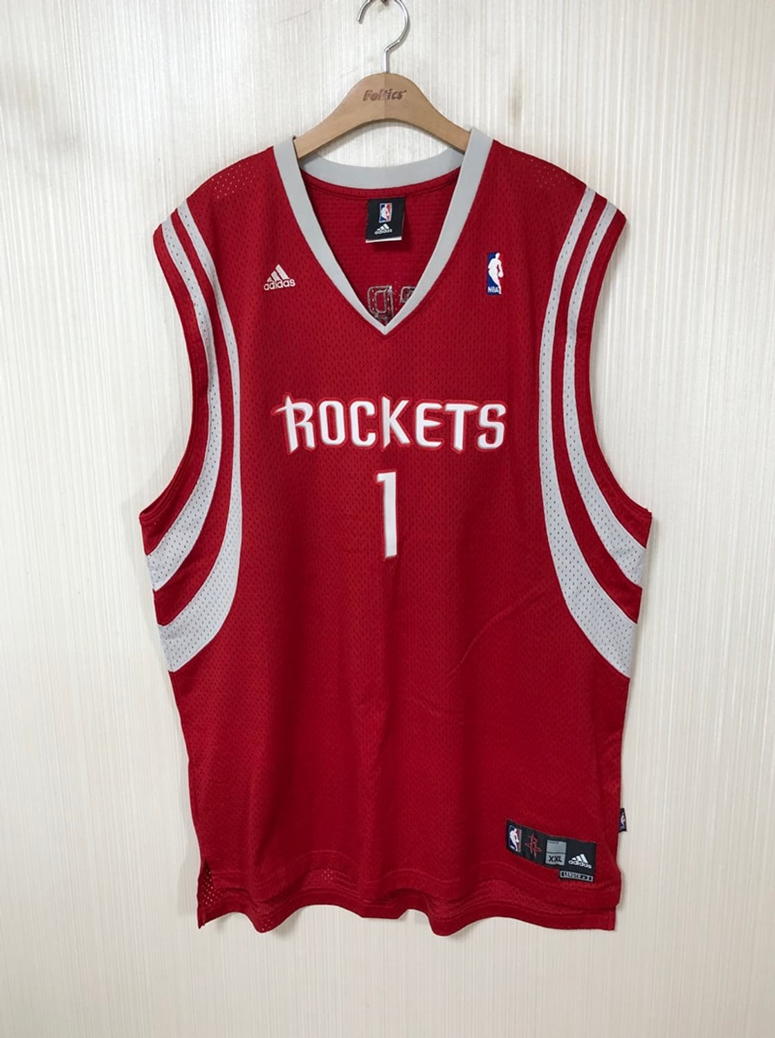 NBA 아디다스 휴스턴로키츠 빅사이즈유니폼/져지 2XL #1 맥그레디 상품이미지1