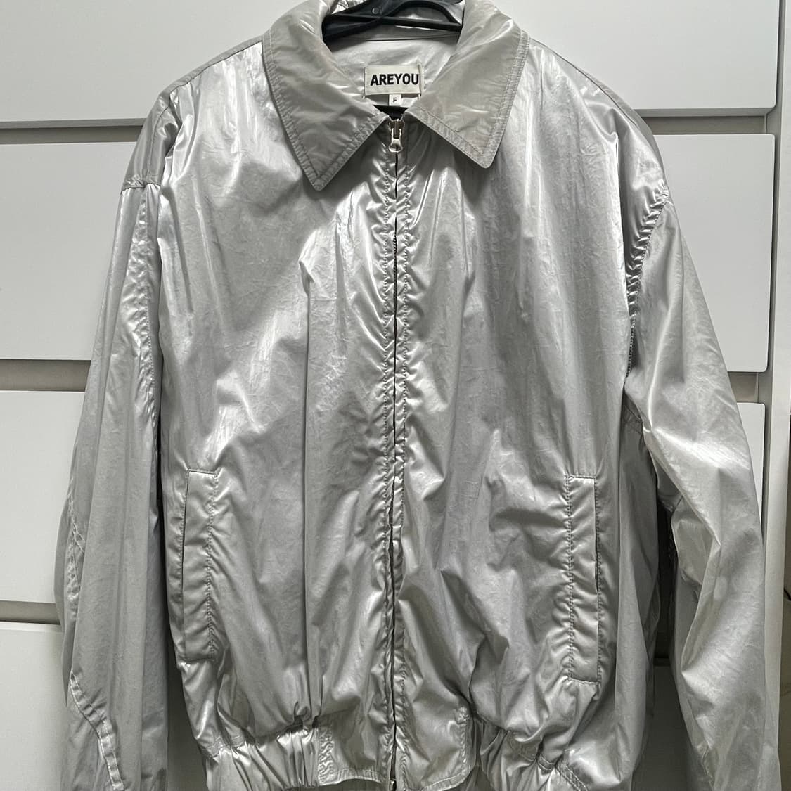 아유서울 실버 블루종 자켓 상품이미지5