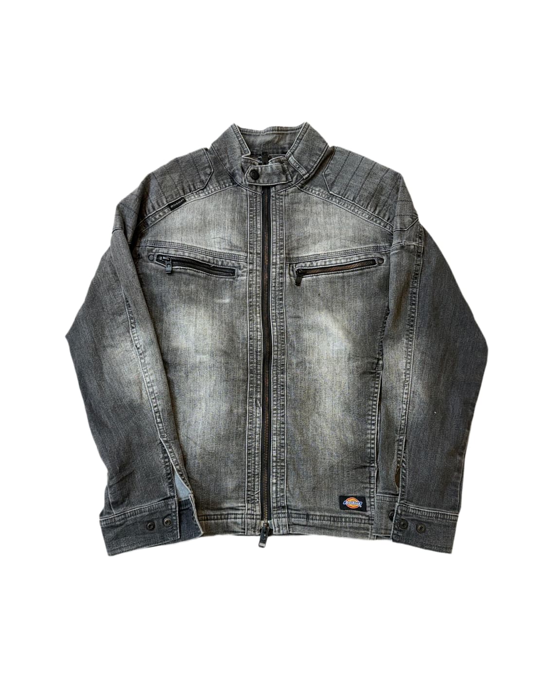 디키즈 바이커 넥버클 흑청데님 집업 상품이미지1