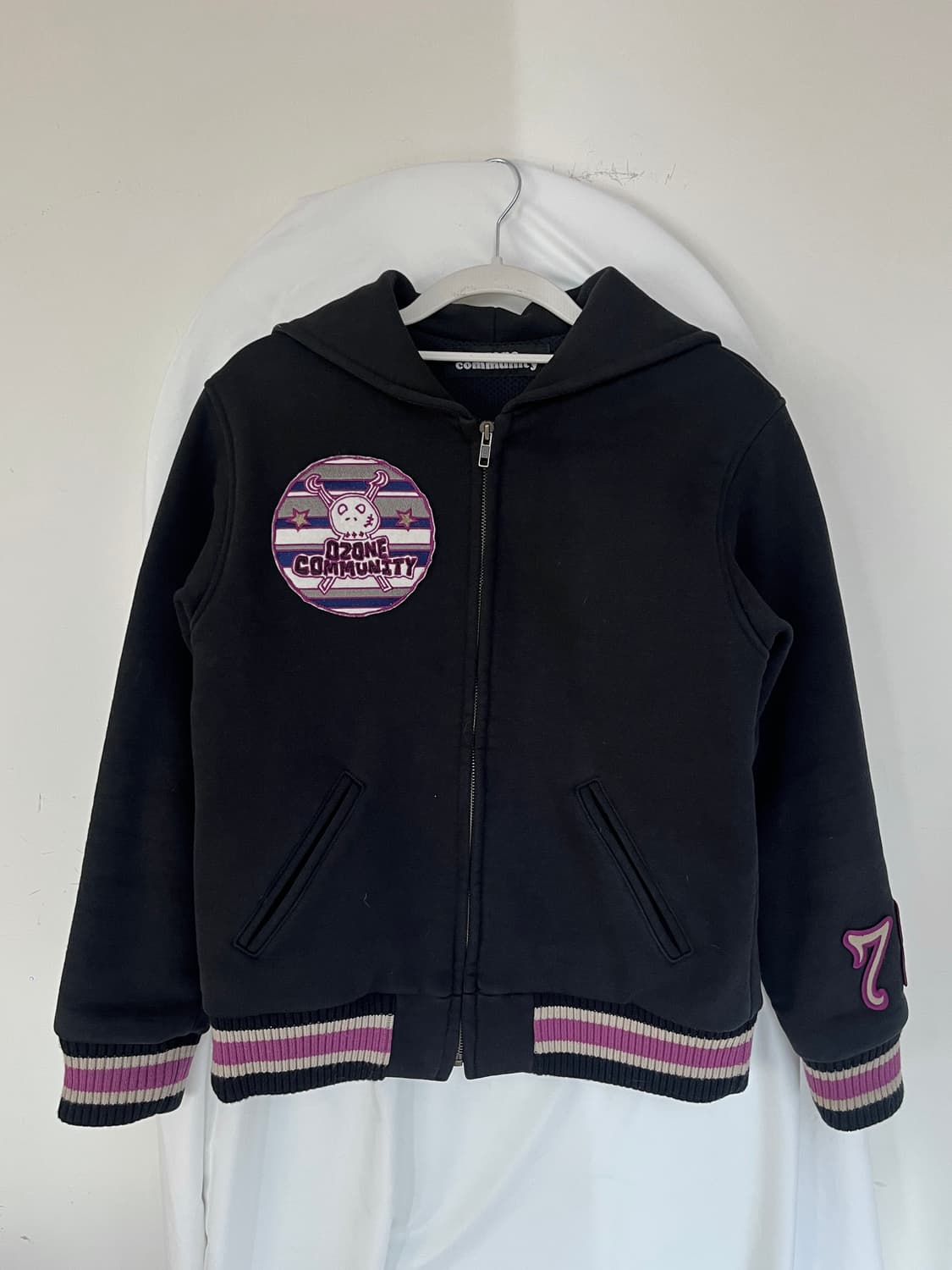 히스테릭 글래머 오존 커뮤니티 날개 천사 자수 후드 자켓 집업 점퍼 상품이미지2