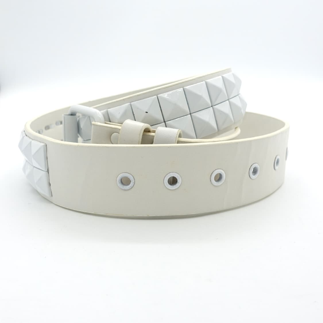 VINTAGEBELT 빈티지 화이트 스터드 벨트 상품이미지8